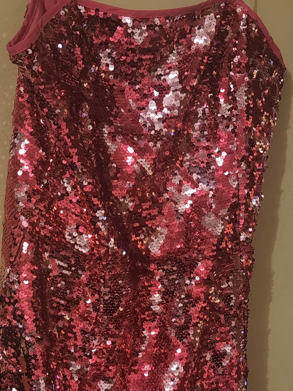 Pink Sequin Party Dress